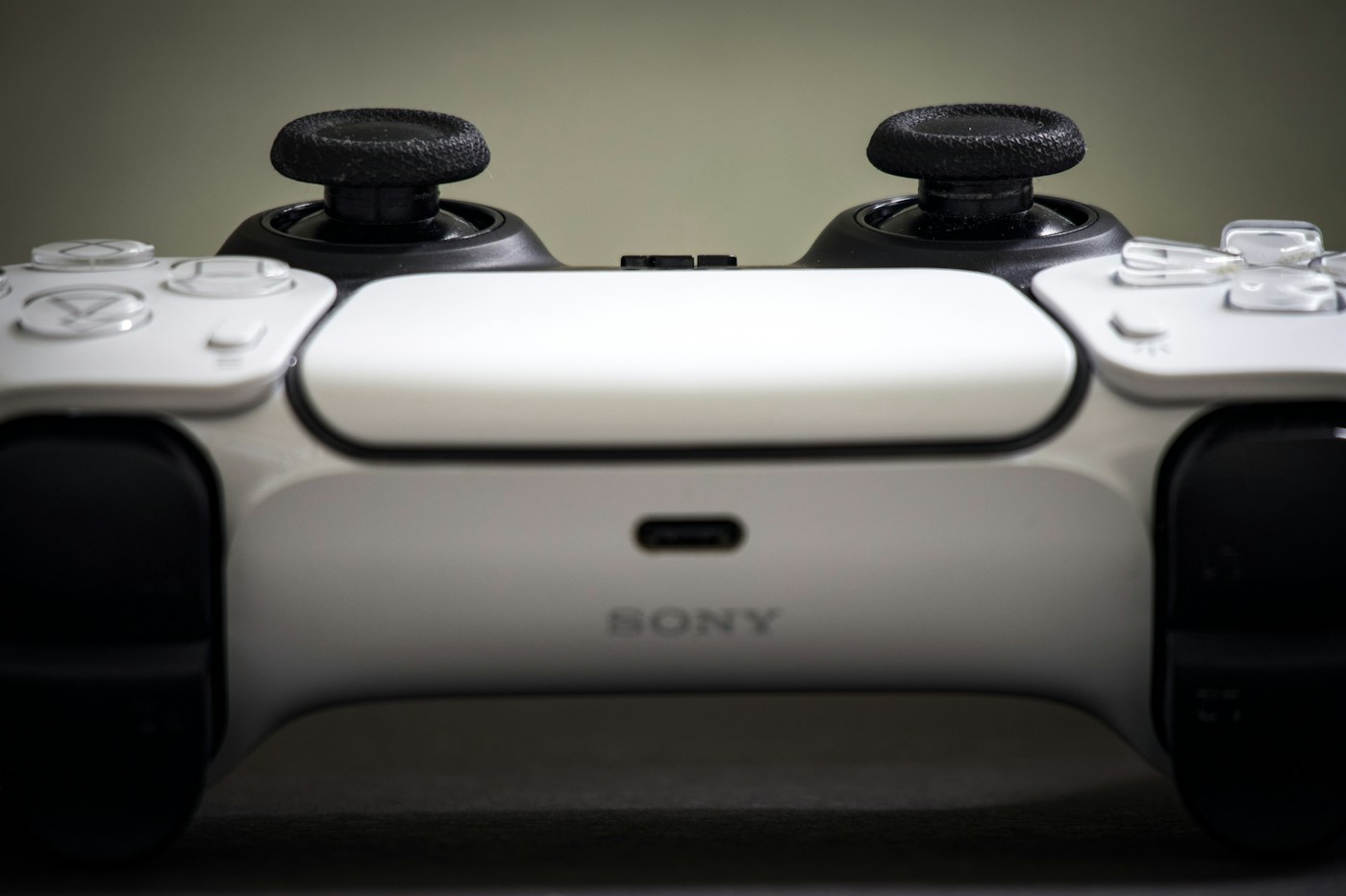 PlayStation controller from the front
